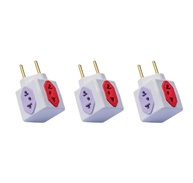 Kit 3x Benjamim PowerCube: Multiplicador de Tomadas 4 Entradas Bivolt 10A/20A - imagem 3