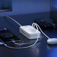 Extensão 4 Portas USB-C PD 66W + USB-A: Carregamento Rápido e Organização Total - imagem 3