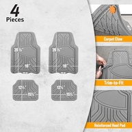Armor All Tapetes de Carro Premium: Proteção Total e Ajuste Personalizado para Todas as Estações - imagem 4