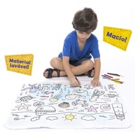 Toyster Tapete para Pintar Coré - Dupla Face com Giz de Cera Incluso - imagem 4