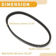 Correia de Transmissão V-Belt Yamaha NMAX 125/155 e AEROX: Desempenho e Durabilidade - imagem 5