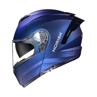 Capacete Norisk Force 2 Azul Fosco Robocop: Segurança e Estilo com Viseira Transparente - imagem 5