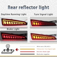 Luz Refletora LED Traseira para Lexus RX350 RX450H (2016-2019) - Freio, Seta e Luz Traseira - imagem 3