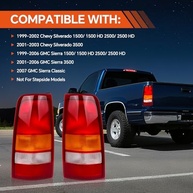 Luzes Traseiras Chevy Silverado & GMC Sierra 1999-2006: Segurança e Estilo Renovados - imagem 3