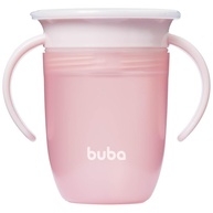 Copo de Treinamento Rosa Buba - Seguro, Antivazamento e Livre de BPA - imagem 1