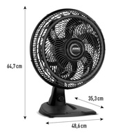 Ventilador de Mesa Arno X-TREME 6 2 em 1 – 40cm, 6 Pás Potentes, 140W, 220V - imagem 3