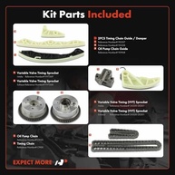 Kit Corrente Distribuição A-Premium 9 Peças Hyundai Tucson/Genesis Coupe, Kia Forte 2.0L - imagem 3