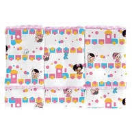 Pano de Boca Babete Kit com 3 Unidades em Algodão Turma da Mônica - Rosa Mônica - imagem 2