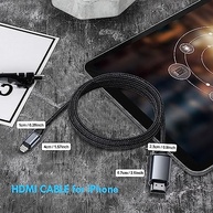 Adaptador Lightning para HDMI: Conecte seu iPhone à TV em HD 1080p | Plug and Play - imagem 4