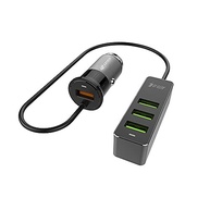 Carregador Veicular C3Tech UCV-Q430BK: 4 Portas USB, Quick Charge 3.0 e 3.4A - Potência e Rapidez no Seu Carro! - imagem 4