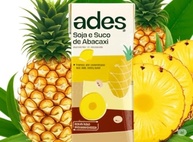 Pack Bebida a Base de Soja Sabor Abacaxi 200ml Ades - 6 Unidades - imagem 1