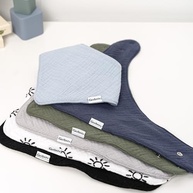 Gerber unisex-baby Muslin Bandana Bibs - imagem 3