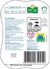 Bico Universal Transparente Kuka - Seguro, Antialérgico e Livre de BPA - imagem 3