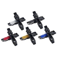 Pedaleira Esportiva Azul Universal para Motos - Estilo e Conforto - imagem 2