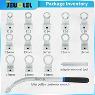Kit Ferramentas Remoção Polia Tensor Correia Auxiliar Universal 15 Peças - Mecânica Automotiva Essencial - imagem 3