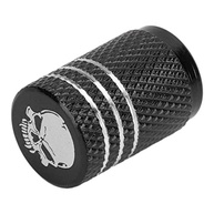 Tbest Tampas Válvula Pneu Crânio Universal - Liga de Zinco Premium (10 Peças Preto) - imagem 3
