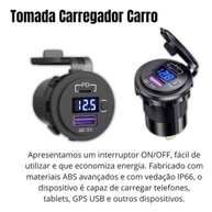 Carregador Veicular USB-C PD 3.0 50W com Voltimetro e Carga Rápida - imagem 5
