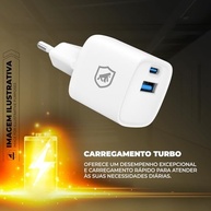 Carregador Gshield 20W Ultra Rápido Tipo C + USB-A GaN: Potência e Segurança para seu iPhone e Android - imagem 5
