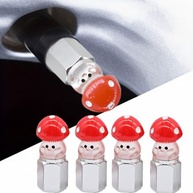 Tampas de Válvula Cogumelo Artesanais: Toque Divertido e Protetor para Seu Carro e Bike! - imagem 2