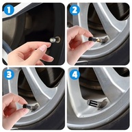 8 peças de tampas de haste de válvula de bala tampas de haste de válvula de pneu de liga de alumínio tampas de haste de ar de pneu à prova de poeira para carros, motocicletas, SUV, caminhões - imagem 4