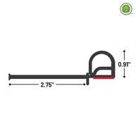 Flip 'N Seal Vedação Deslizante para RV - 0,91" x 2,75", 40 Pés - Componente Patenteado com Limpador Integrado - imagem 3