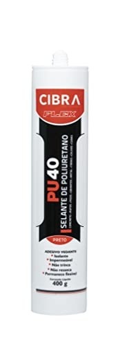 Adesivo Selante PU40 Preto Vedante Impermeável - 400Grs - imagem 2
