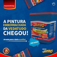 Tinta Emborrachada Vedatudo Branco 4kg: Proteção e Acabamento Impecável! - imagem 3