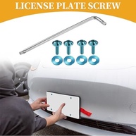 Conjunto de Parafusos Antifurto para Placa de Licença M6 - Segurança e Estilo para seu Veículo - imagem 3