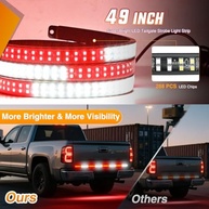 Nilight Tiras de LED Estroboscópica 49" 288LEDs: Segurança e Visibilidade Máxima para Seu Veículo - imagem 4