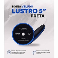 Boina de Veludo Vonixx Voxer Preta 5" - Acabamento Perfeito para Lustro Automotivo - imagem 3