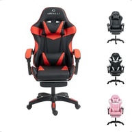 Cadeira Gamer Ergonômica Arcalli com Apoio de Pernas - Conforto Profissional para Escritório (Vermelha) - imagem 2