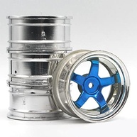 Rodas Vermelhas 1:10 para Carros RC - Performance e Estilo na Pista! - imagem 5