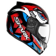 Capacete EBF Spark Dragon Preto e Vermelho: Estilo e Segurança para Sua Aventura - imagem 1