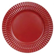 Sousplat de Plástico Vermelho 33cm Florarte - Estilo e Proteção para sua Mesa - imagem 1