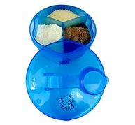 Sonne Porta Leite em Pó com 3 Divisórias - Elefante Azul | Prático, Seguro e Ideal para Viagens - imagem 4