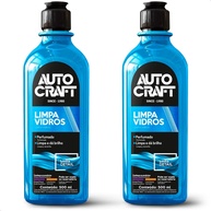 KIT 2 Limpa Vidros Automotivo Autocraft Pro 500ml: Visibilidade Cristalina e Brilho Impecável - imagem 1