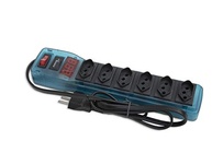 Filtro de Linha Power Line 6 Tomadas com Voltímetro Digital Bivolt - Proteção e Controle para Seus Equipamentos - imagem 4