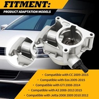 Bomba de Vácuo Impulsionador de Freio para Audi A3, VW GTI, Jetta, CC, Eos (1.8L/2.0L) - Substitui 06H145100AD - imagem 3