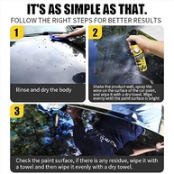 Revestimento Rápido Alta Proteção 300ml - Quick Waterless Wash & Wax Hidrofóbico para Carros com Proteção UV e Remoção de Arranhões - imagem 5