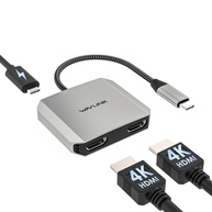 WAVLINK Adaptador USB-C para HDMI Duplo 4K: Expanda sua Produtividade com Carregamento PD 100W - imagem 2
