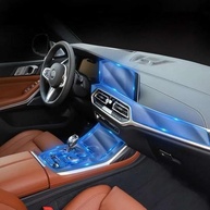 Película Protetora TPU Transparente para Console Central BMW X7 2019-2022 - Antirriscos e Proteção Premium - imagem 2