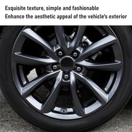 Kit 4 Calotas Centro Roda ABS 65mm Preto - Upgrade para Volvo S60, XC60, XC90 e Mais! - imagem 4