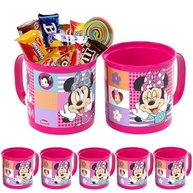 Kit 2 Copos Giratórios Minnie e Mickey - Xícaras 360ml com Alça, Plástico Livre de BPA, Ideal para Festa Infantil - imagem 5