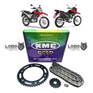 Kit Relação KMC Gold Bros 160 XRE 190 (2015-2024) - Corrente Retentora 428ELO - imagem 3