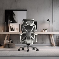 Cadeira Ergonômica XTC Mesh Cinza ThunderX3 – Conforto e Suporte Premium para Longas Jornadas - imagem 3