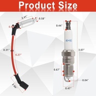 Kit Velas de Ignição Irídio 41-110 e Cabos M8-48322 para Chevy/GMC V8 LS (Silverado, Tahoe, Sierra, Yukon) - imagem 4