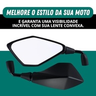 Espelho Retrovisor Moto Honda Z400 - Visão Ampla e Design Esportivo - imagem 5