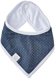 Zip Babador Bandana Azul Escuro - Estilo e Conforto para Bebês - imagem 1