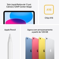 Apple 2025 iPad (Wi-Fi, 128 GB) - Rosa (A16) - imagem 5