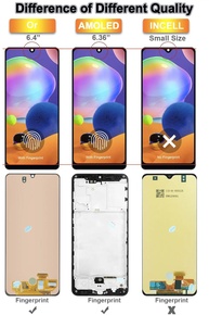 Tela Samsung A31: LCD AMOLED + Touchscreen - imagem 2